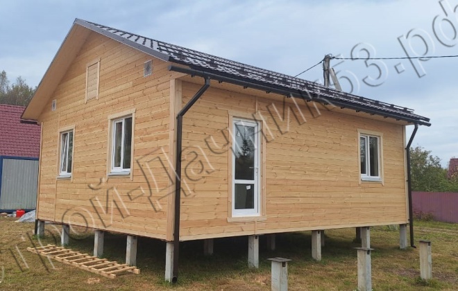 3 Каркасный дом Д-139, 8х7м, 62 М², Московская область, Сергиево  Посадский район, ДНТ Удачное (33)